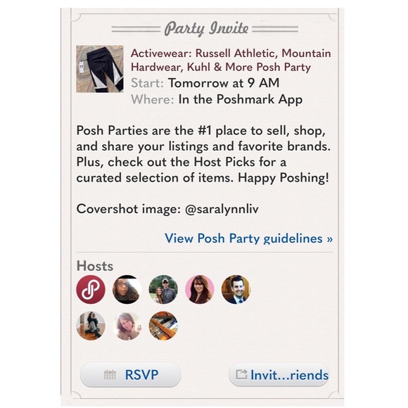 🌸 Save The Date! Best in Activewear Posh Party! - Picture 10 of 10